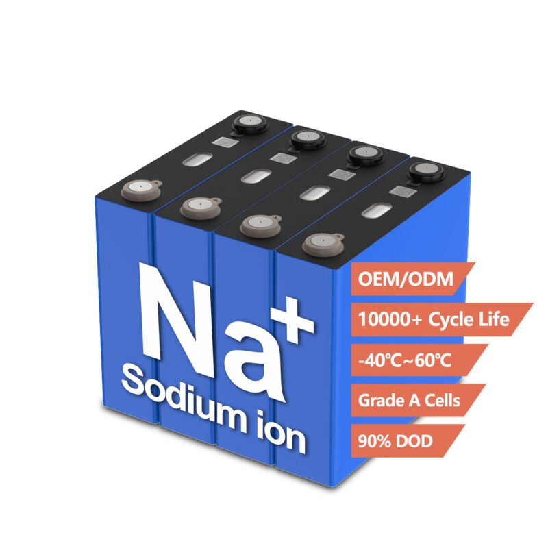 Best Selling Sodium Ion Prismatic Batteries Nafepo4 Cells 3.1V Energy Storage 3V 75Ah 50Ah 80Ah 100Ah 200Ah Natrium Ion Battery