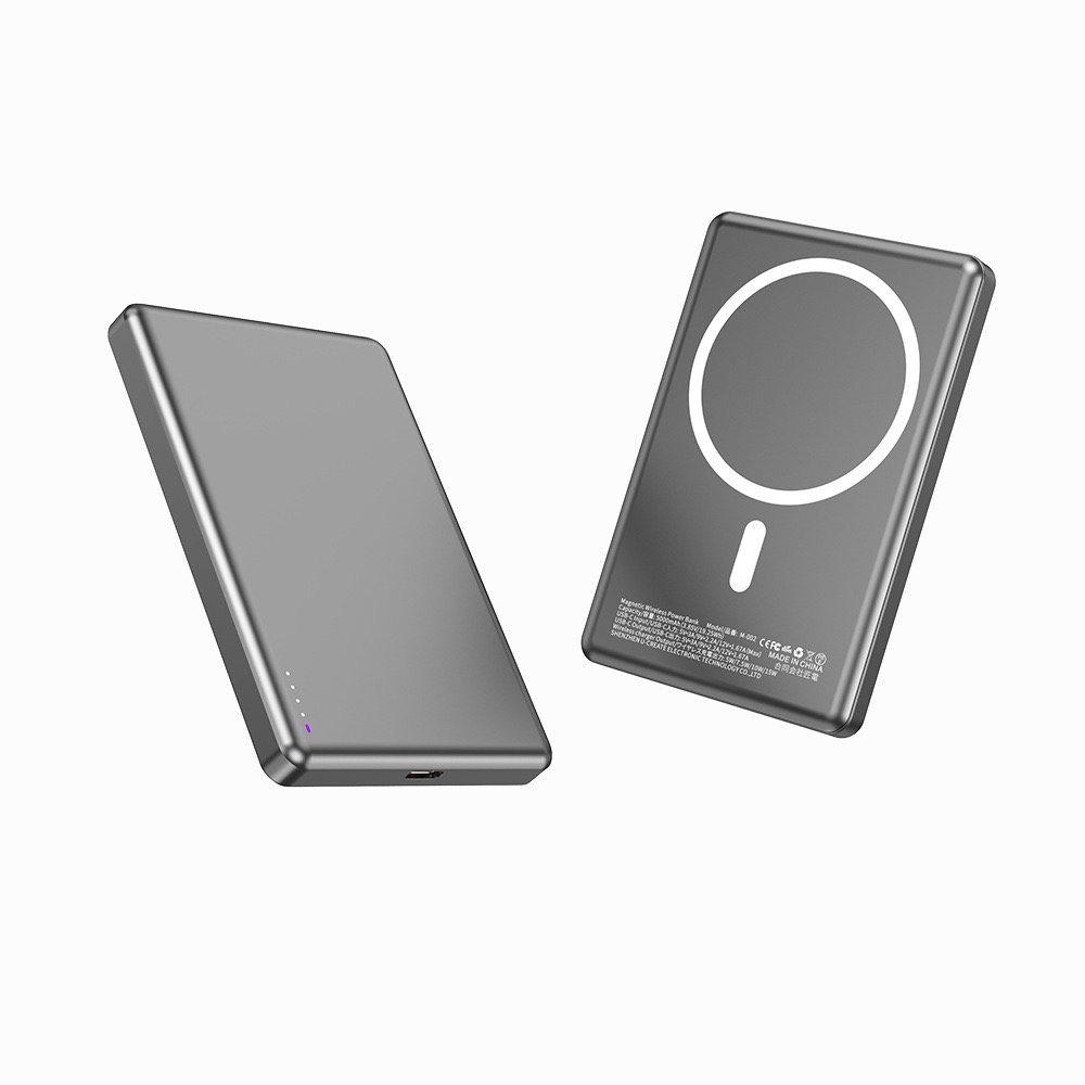 Cogeeker Ultra-thin 5000mAh Magnetic Wireless Power Bank with Semi-Solid State Battery (Nail-Penetration Safe) - Image 3