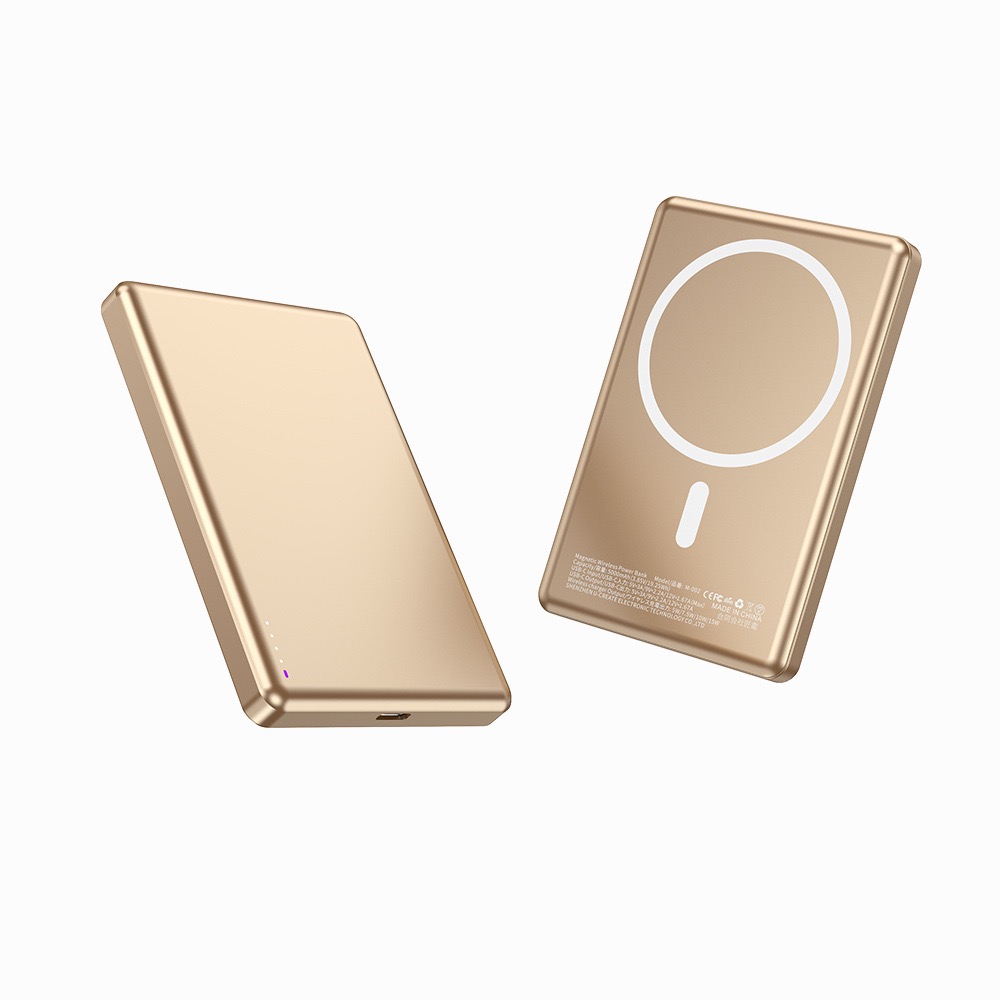 Cogeeker Ultra-thin 5000mAh Magnetic Wireless Power Bank with Semi-Solid State Battery (Nail-Penetration Safe) - Image 5
