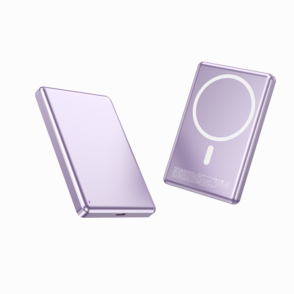 Cogeeker Ultra-thin 5000mAh Magnetic Wireless Power Bank with Semi-Solid State Battery (Nail-Penetration Safe) - Image 7
