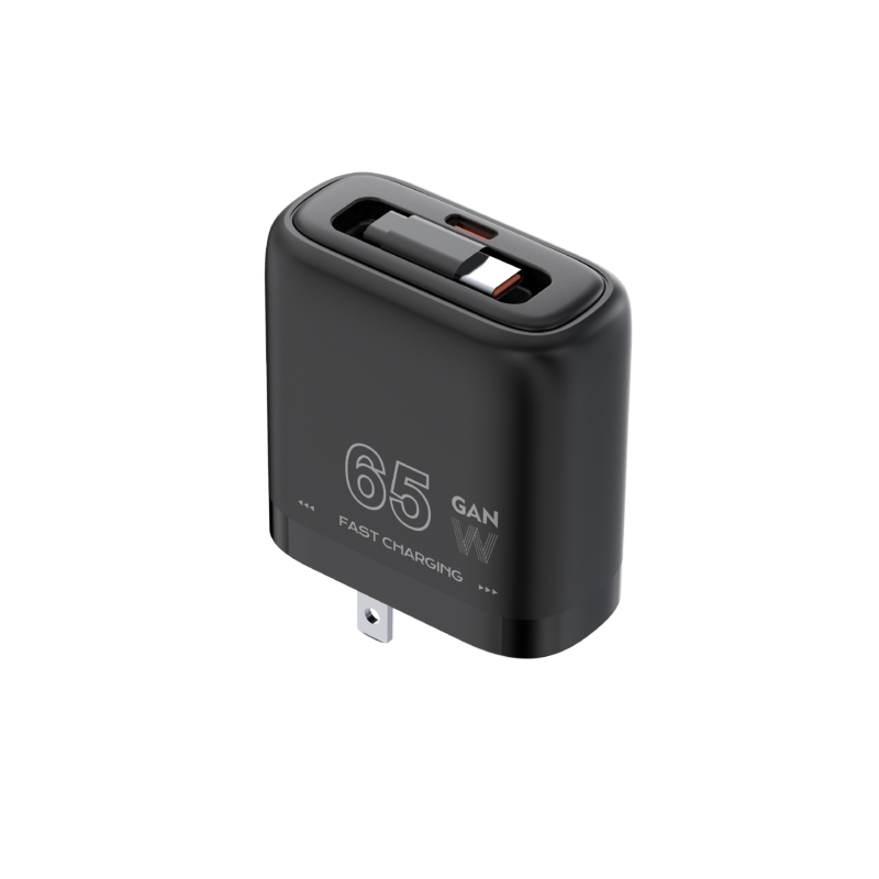 Cogeeker CGK-QC002 GaN Fast Charger with Type-C Port and Integrated Type-C Cable 20W 30W 65W