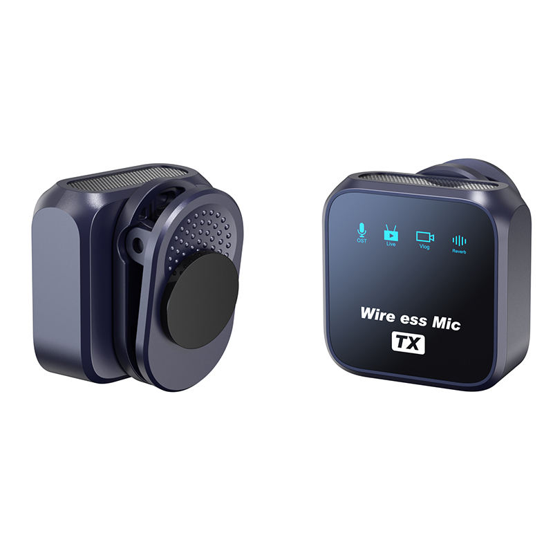 DX12 C Lightweight Mini Portable Wireless Lavalier Microphone for Type-C & Lightning Devices - Image 4