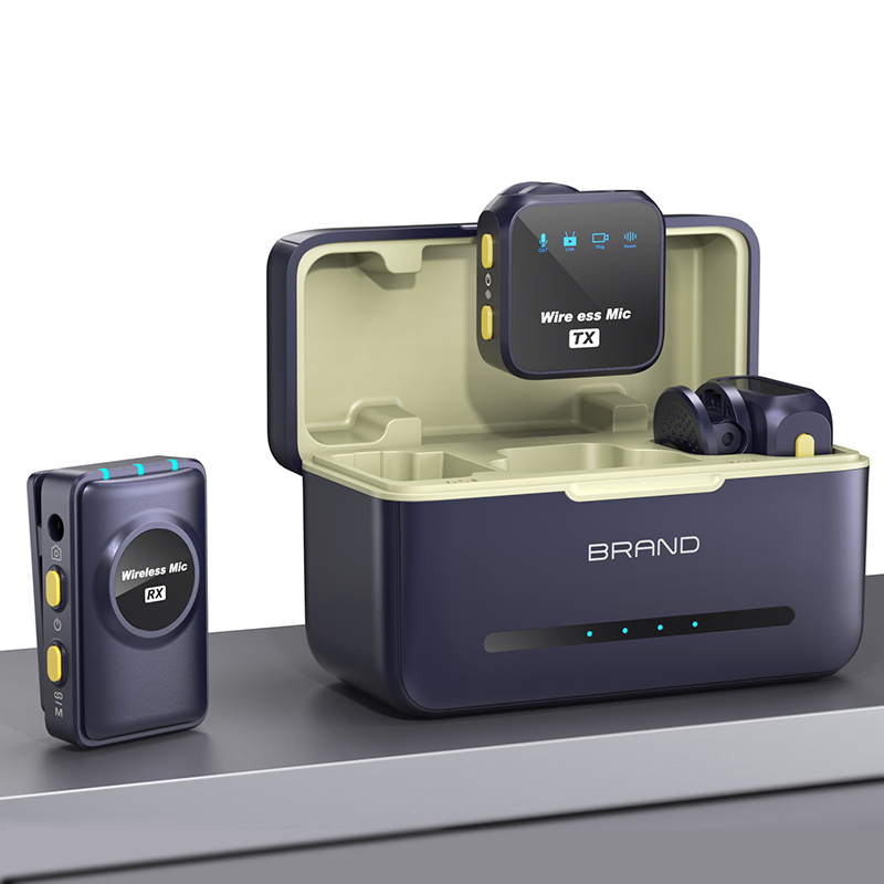 DX12 C Lightweight Mini Portable Wireless Lavalier Microphone for Type-C & Lightning Devices - Image 6